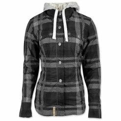 Speed And Strength Women's True Romance Black/Gray Moto Jacket