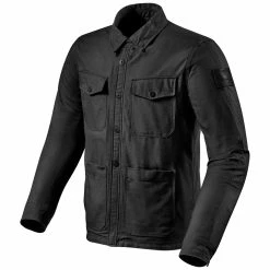 REV'IT! Men's Worker Black Overshirt Jacket