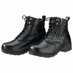 Z1R Women's Maxim Black Leather Boots