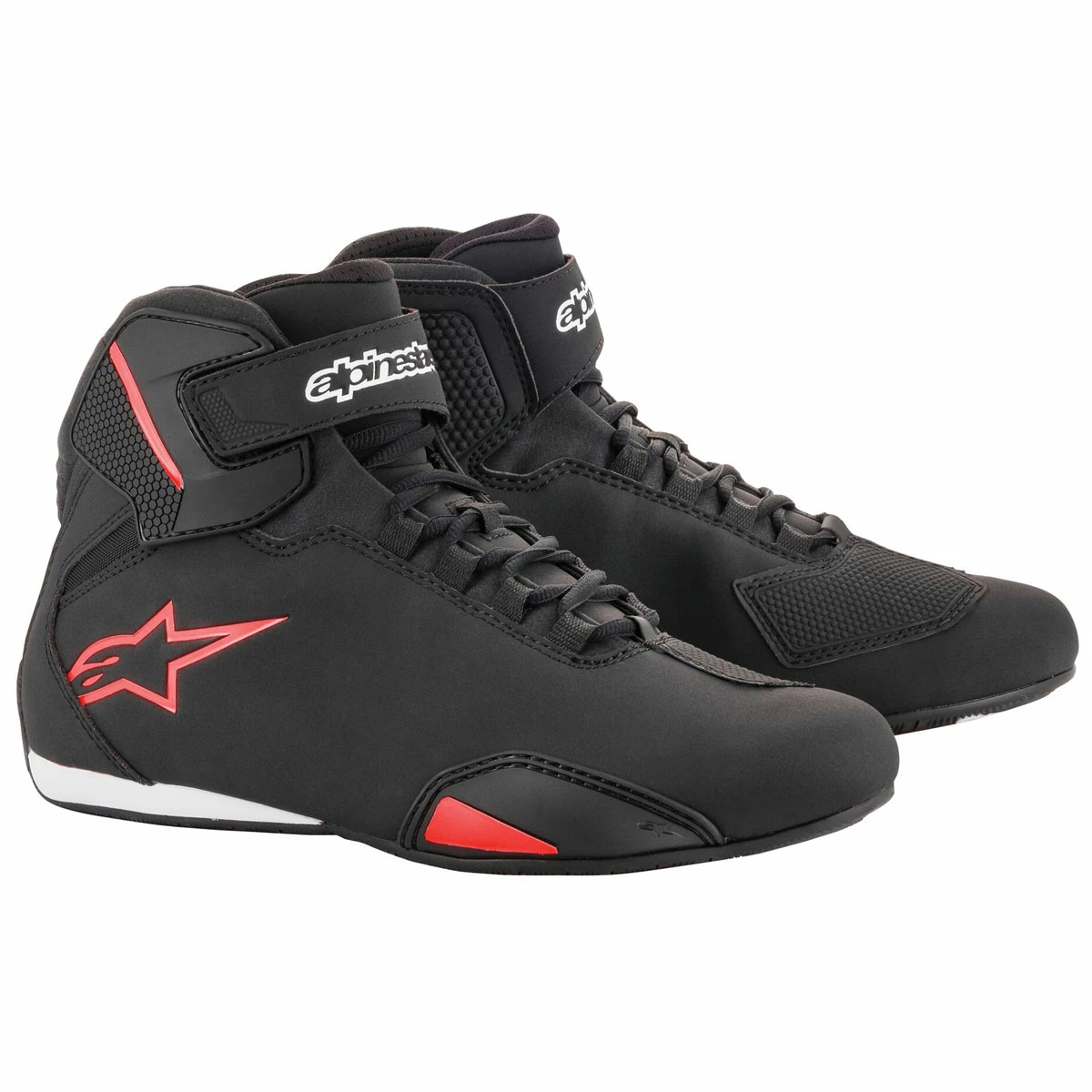 Alpinestars Men's Sektor Black/Red Riding Shoes 3 Alpinestars Men's Sektor Black/Red Riding Shoes