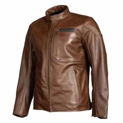Klim Men's Sixxer Sienna Brown Leather Jacket