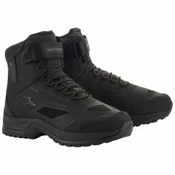 Alpinestars Men's CR-6 Drystar Black Riding Shoes