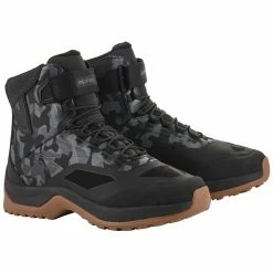 Alpinestars Men's CR-6 Drystar Gray Camol Riding Shoes