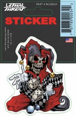 Lethal Threat Designs Lethal Threat Skull Jester Decal