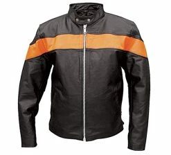 Allstate Leather Inc. Men's Leather Scooter Jacket