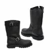 Milwaukee Motorcycle Clothing Company Milwaukee Motorcycle Clothing Co. Men's Raider Black Leather Boots -Outlet Jackets Store 755 551 A V1