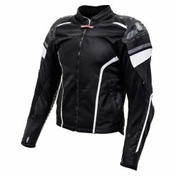Sedici Men's Chicane Black/White Mesh Jacket