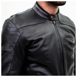 Street & Steel Men's Independence Black Leather Jacket -Outlet Jackets Store RZ 1845584 F V6